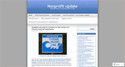 Desktop Screenshot of nonprofitupdate.info